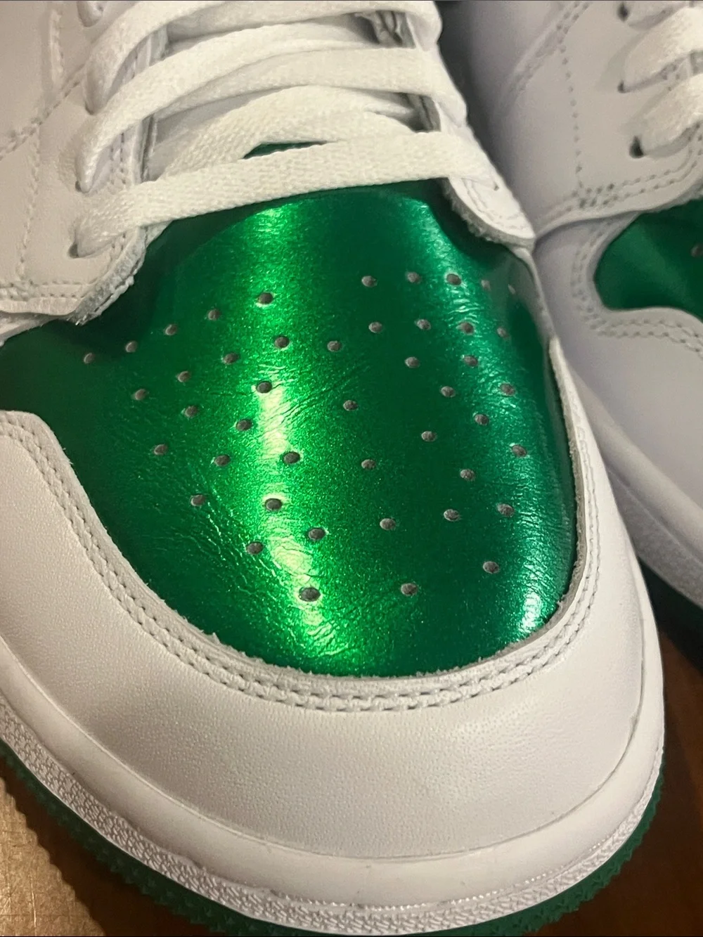 Nike Air Jordan 1 Golf Shoes Sneakers new white green DQ0660 130 Mens Size 10.5